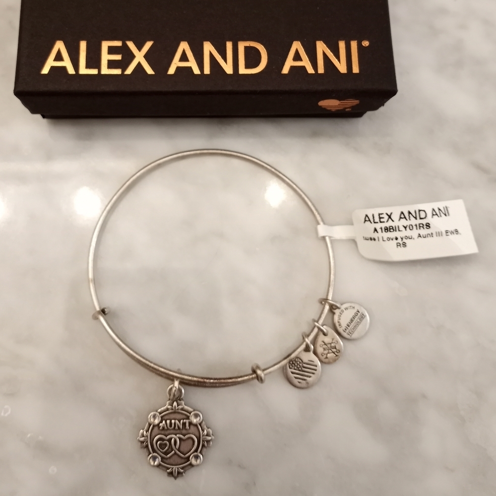 Alex and Ani Because I Love You Aunt